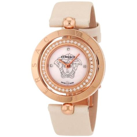 versace ladies gold plated eon two rings watch|Women's Designer and High.